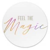 Dibond Wanddecoratie Feel the magic 