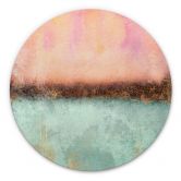Tableau sur alu-Dibond rond Fredriksson - Couleurs d'été 
