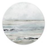 Wandbild Wellen am Sandy Bay - Hobday - Alu-Dibond - Rund 