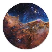 Alu-Dibond James Webb Telescope - Carina Nebula - Rund 