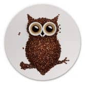 Alu-Dibond Kaffeeeule - Rund 