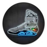Wandbild Mielu - Future Sneaker - Alu-Dibond Rund 