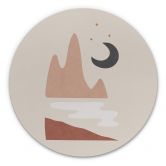 Alu-Dibond Orara Studio - Landschaft bei Nacht - Rund 
