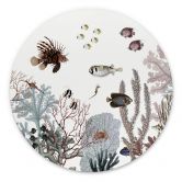 Wandbild Sir Edward - Tosendes Riff - Alu-Dibond Rund 