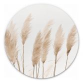 Alu-Dibond Sisi & Seb - Pampas - Rund 