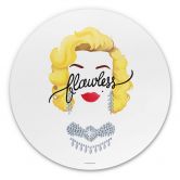Alu-Dibond Tohmé - Flawless Marilyn - Rund 