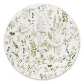 Wandbild Kräuter und Wildblumen - UN Designs - Alu-Dibond - Rund 