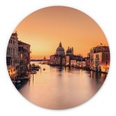 Wandbild Sonnenuntergang in Venedig - Alu-Dibond - Zhang - Rund 