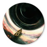 Glasschilderij Astronaut in een boot - Nicebleed 