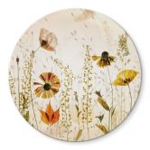 Glasplaat Wilde weidebloemen in het zonlicht - Talen - Rond 