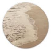 Tableau sur bois rond Bruit de la mer - 1X Studio 