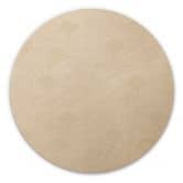 Holzbild Abstrakte Halbkreise in Soft Beige - Bloomery Decor - Rund 