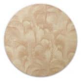 Holzbild Palmen im Dschungel Beige - Bloomery Decor - Rund 