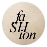 Holzbild Fashion 01 - Rund 