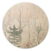 Wall Circle Wood Kvilis - Trees in the Forest 