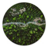 Holzbild Murko - Mutter Natur - Rund 
