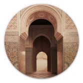 Holzbild Orientalisches Tor mit Mosaiken - Sisi & Seb - Rund 