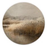 Holzbild Talen - Wintermorgen - Rund 