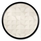 Halvcirkelformet plakat i retrostil - Bloomery Decor - Rund 