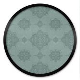 Poster Mandala-Muster Marrakesch Grün - Bloomery Decor - Rund 