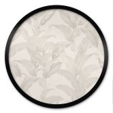 Plakat Urban Jungle Tropical Leaves Cream - Bloomery Decor - Rund 