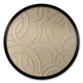 Poster Abstrakte Ringe beige - Grande - Rund 
