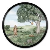 Kinderzimmer Poster Kikki Belle - Bären und Bienen - Rund 