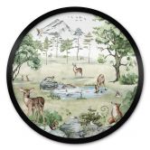 Poster Kikki Belle - Wald der Rehe - Rund 