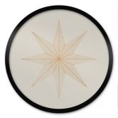 Poster Geometrische gouden ster - Magnusson - Rond 