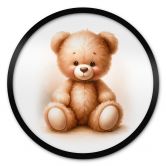 Poster Kleiner Teddybär - Magnusson - Rund 