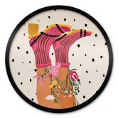 Plakat sokkekærlighed møder flower power - Mokate - Round 