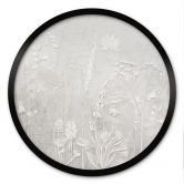 Poster planten in wit in modern ontwerp - Ms Tiff - Rond 