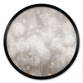 Poster Pusteblumen Traum in Beige - Ms Tiff - Rund 