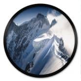 Poster Top van de Mont Blanc - Nienartowicz - Rond 