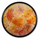Poster Golden Flower Rush - Pomata - Rond 