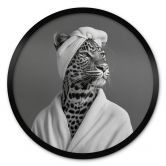 Poster Royale Spa-Auszeit mit Leopard - Rahner - Rund 