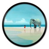 Poster Elephant Beach in India - Rivers 