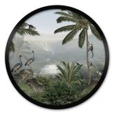 Poster Sir Edward - Affenreservat - Rund 