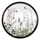 Poster Sir Edward - Kolibris im Garten - Rund 