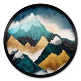 Poster SpaceFrog Designs - Tagesanbruch - Rund 