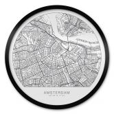 Poster Plan de la ville d'Amsterdam 