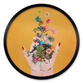 Plakat Treechild - Colorful flowers in Frida's hands 