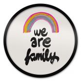 Poster We are family - Treechild - Rund 