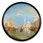 Poster Turner - Venetië, Dogana en S. Giorgio Maggiore - Rond 