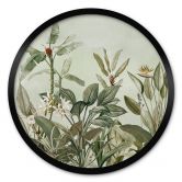 Poster Tropische Botanik - UN Designs - Rund 