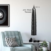 Wandtattoo Jin-Mao-Tower 