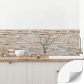 Selbstklebende Küchenrückwand Natursteinmauer 
