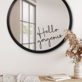Mirror stickers Hello gorgeous 