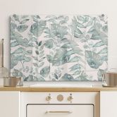Spritzschutz Dschungelblätter Aquarell Creme - Bloomery Decor 