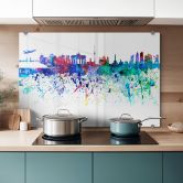 Spritzschutz Bleichner - Berlin Aquarell Skyline 